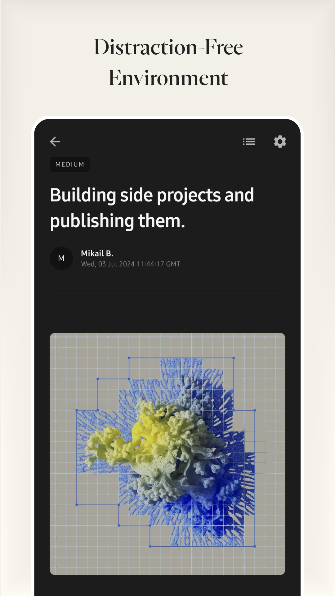 DarkRead screenshot