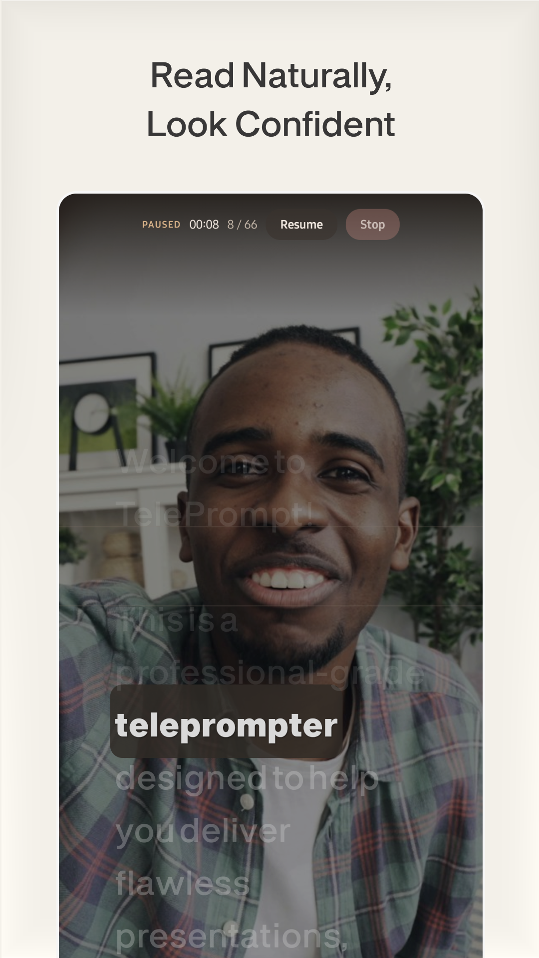 TelePrompt screenshot